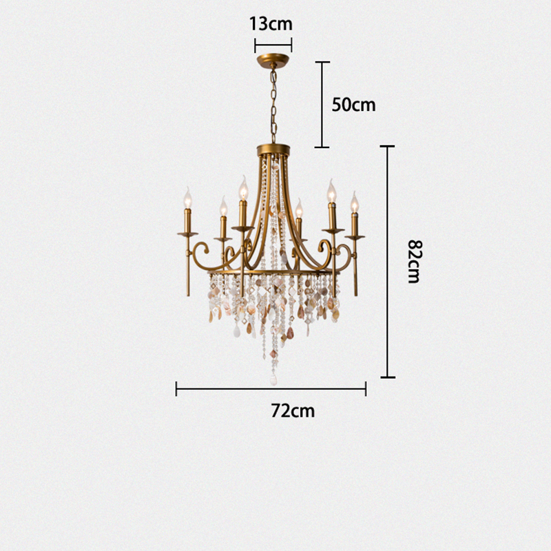 Seraphina French Vintage Small Crystal Chandelier chandelier for bedroom,chandelier for dining room,chandelier for stairways,chandelier for foyer,chandelier for bathrooms,chandelier for living room Kevin Studio