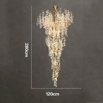 Kevin Spring 2 Story Foyer Brass Branch Chandelier Chandelier Kevinstudiolives 110" H