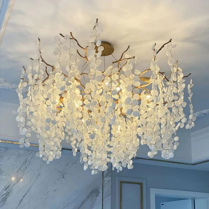 Kevin Luxury Spring Round Branch Chandelier Kevinstudiolives Gold