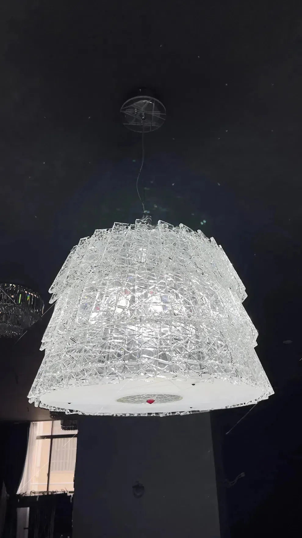 Bakala Tuile De Cristal Frozen Crystal Chandelier