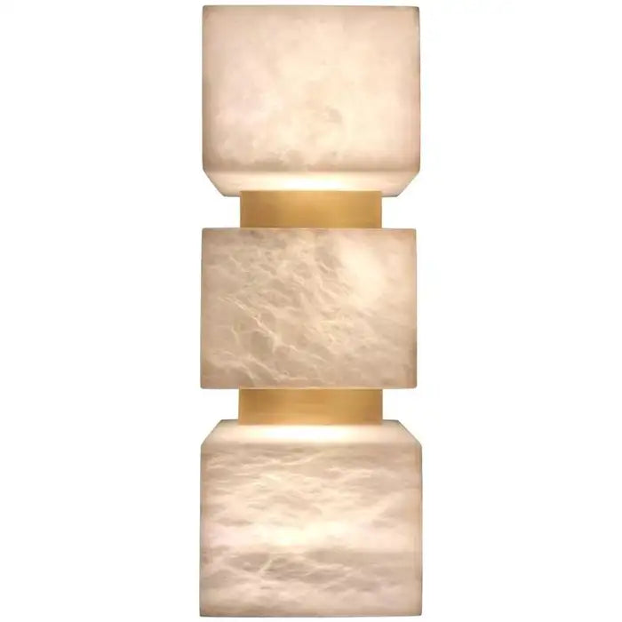 Alabaster Cubes Wall Sconce Kevin Studio