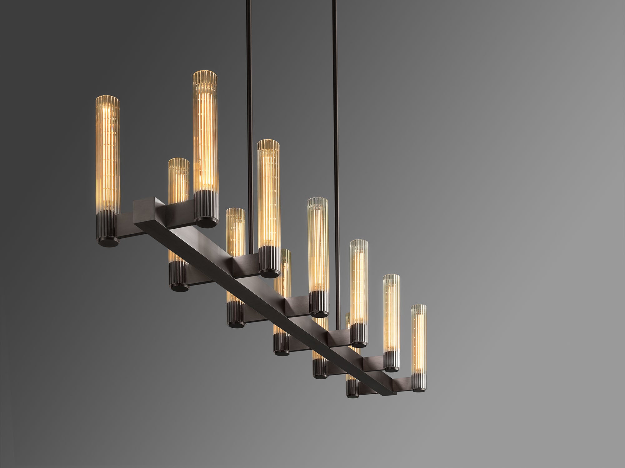 Penamont Linear Chandelier chandeliers for dining room,chandeliers for stairways,chandeliers for foyer,chandeliers for bedrooms,chandeliers for kitchen,chandeliers for living room Kevin Studio
