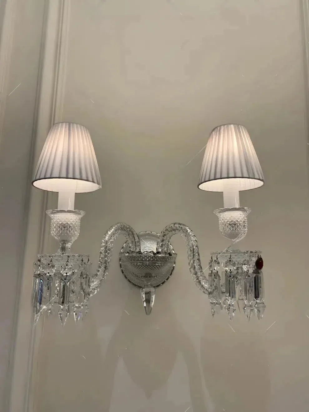 Bakala Zenith Crystal Wall Sconce 2 Light
