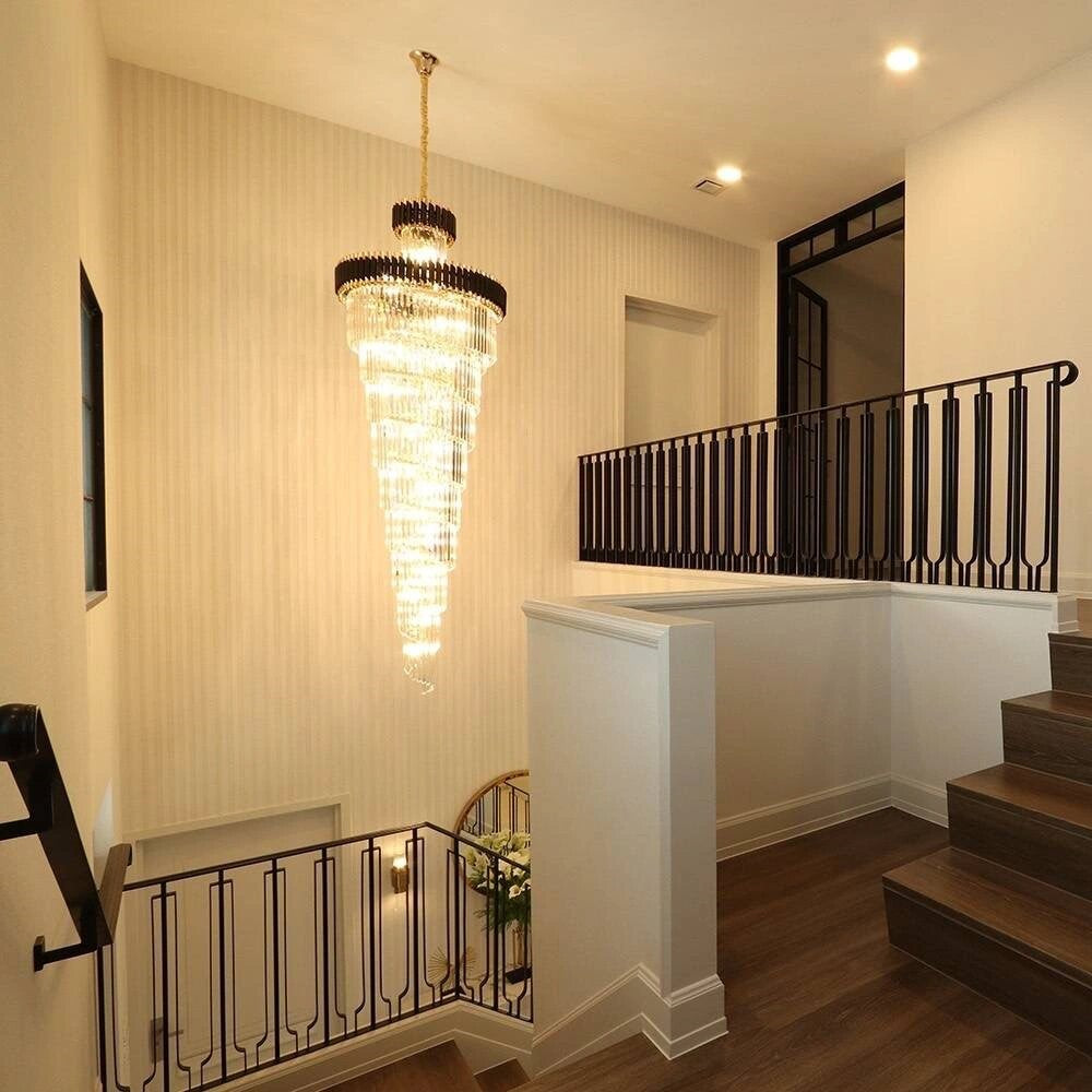 Helix Crystal Elegance Chandelier for Entrance and Staircase Chandeliers Kevinstudiolives