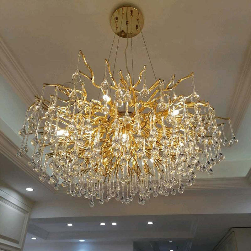 Kevin Tree Branch Kala Gold Branch Crystal Chandelier Chandeliers Kevinstudiolives