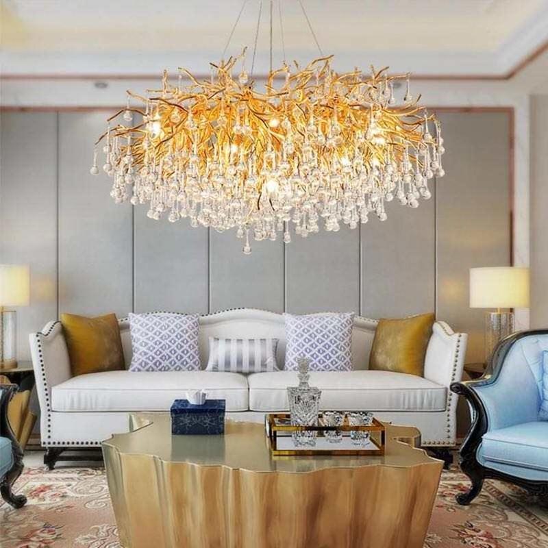 Kevin Tree Branch Kala Gold Branch Crystal Chandelier Chandeliers Kevinstudiolives