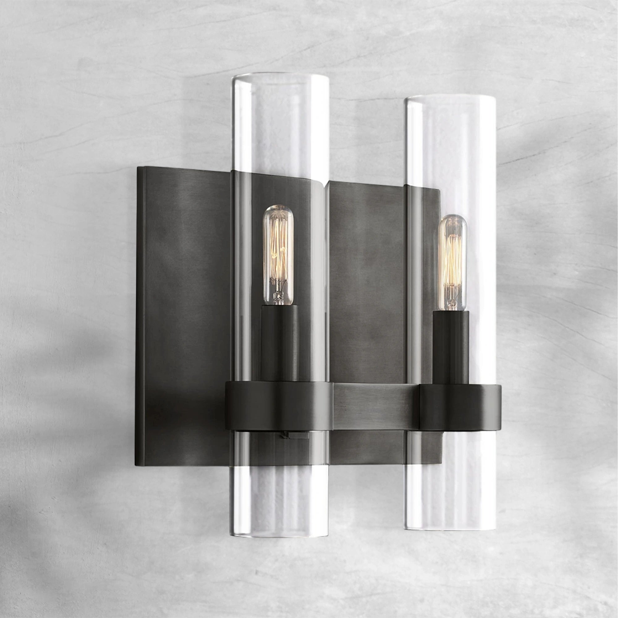 Lavelle Glass Double Wall Sconce