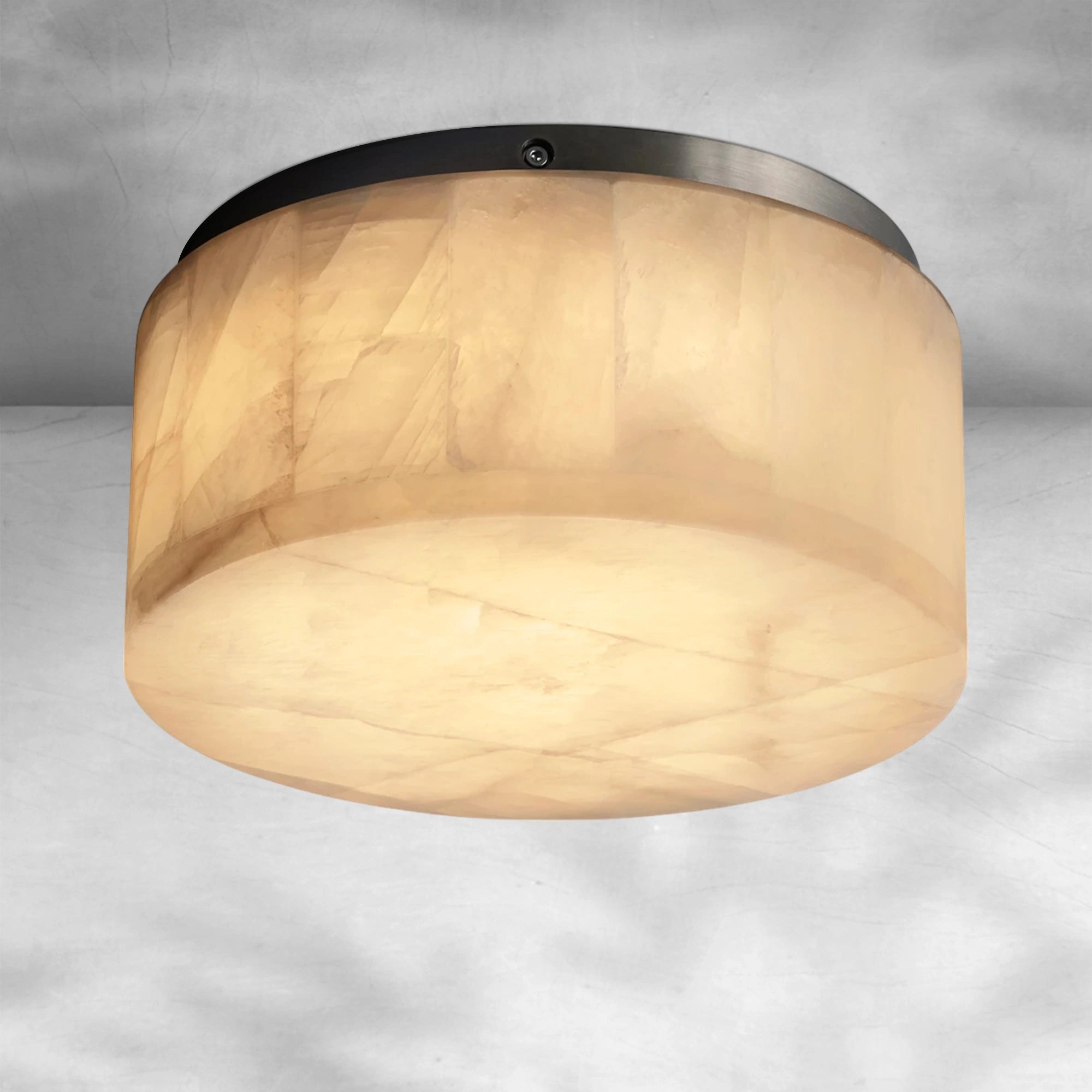 Rivaga Calcite Round Flushmount 6"10"14"