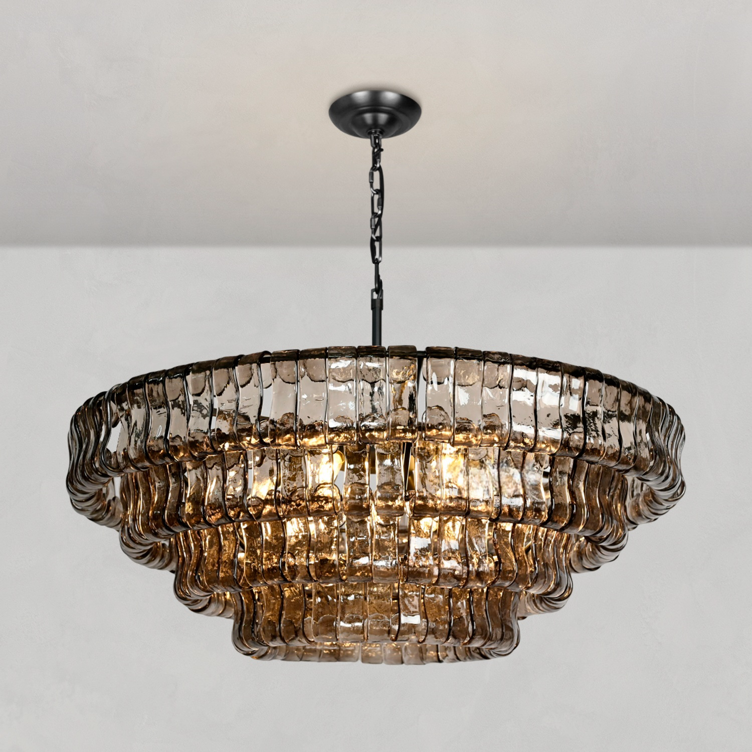 Ghiaccio Round Chandelier 24"36"48"60"