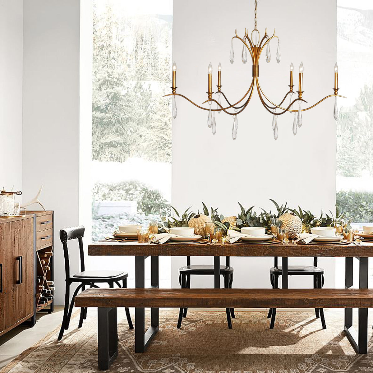Celine Chandelier 36'' 59''