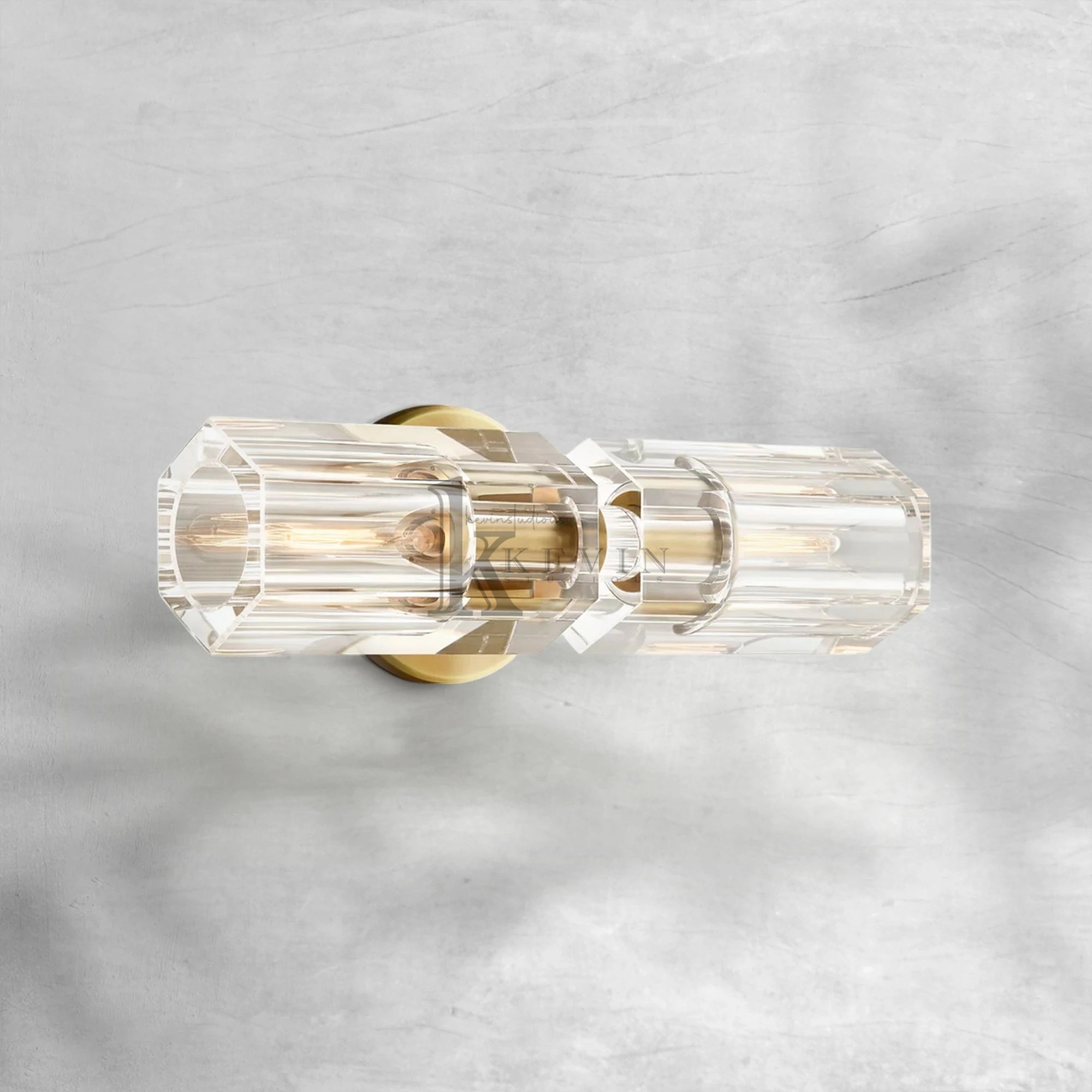 Arcachen Crystal 2 Lights Wall Sconce