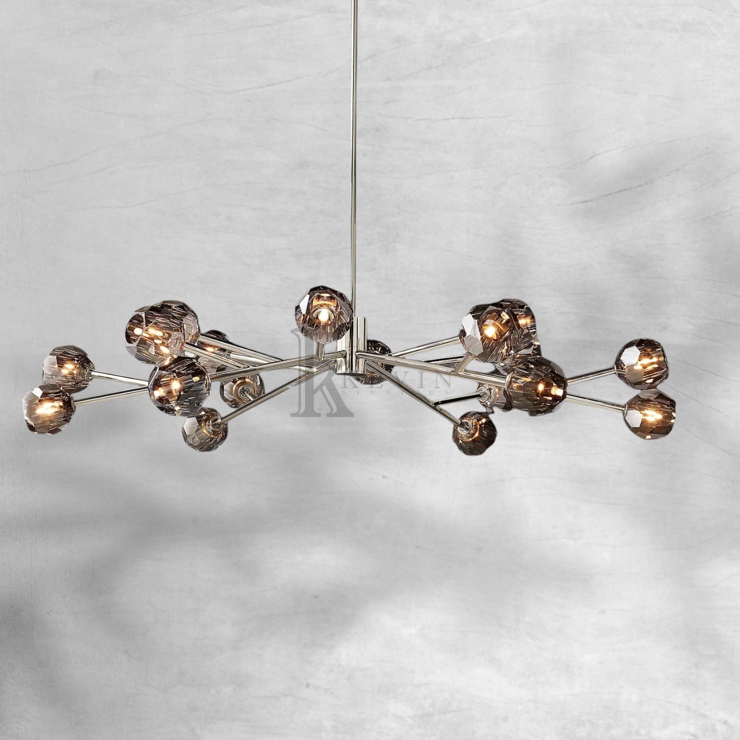 Bille De Crystal Round Chandelier 60"