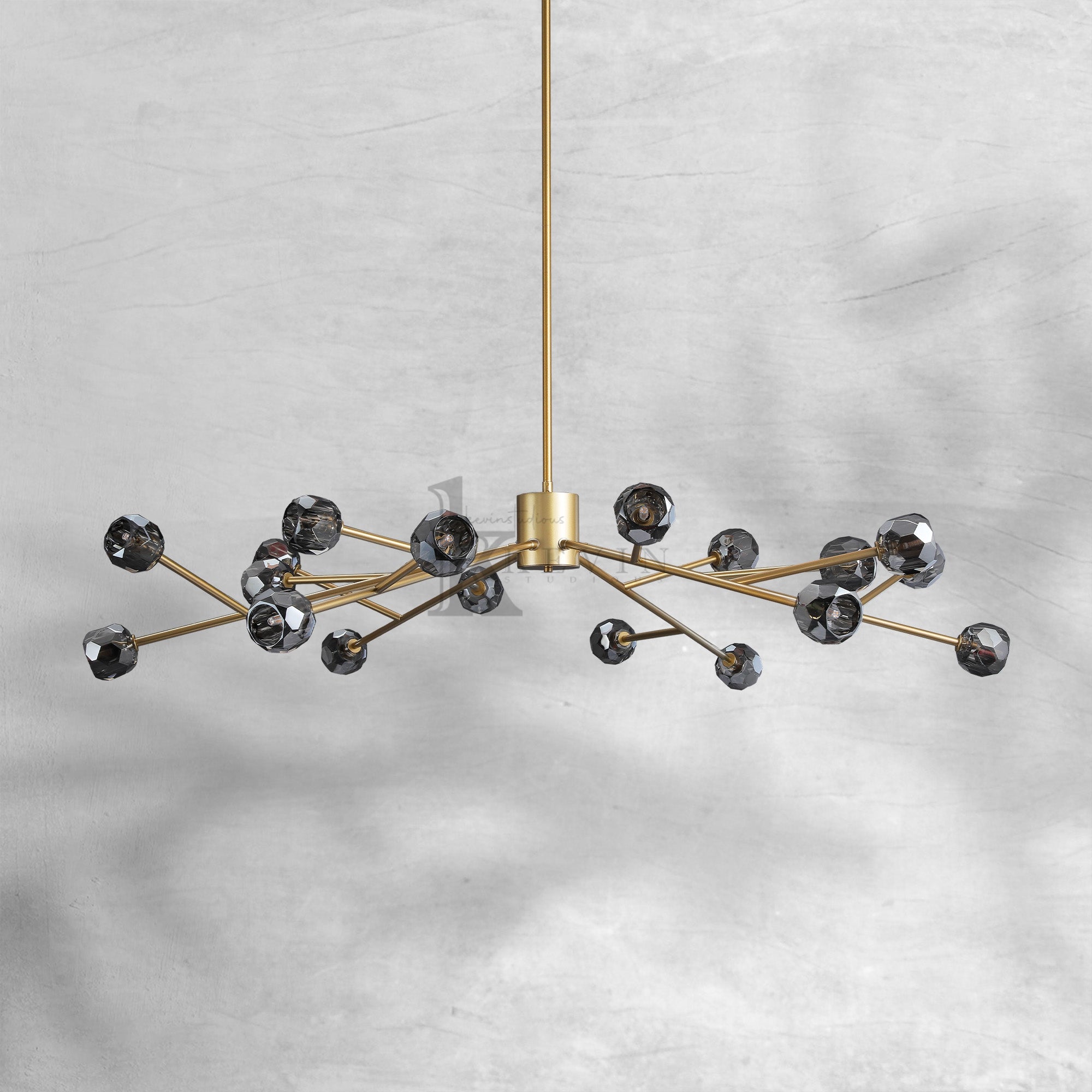 Bille De Crystal Round Chandelier 60"