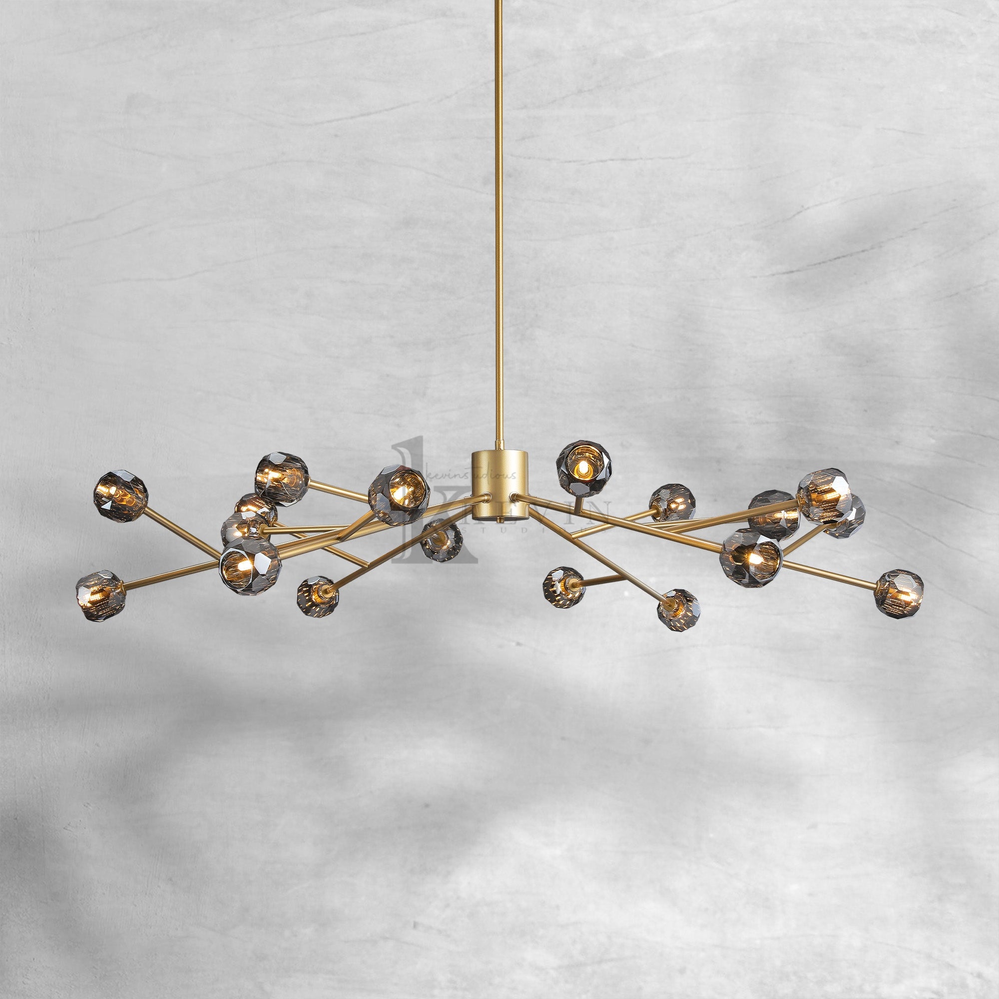 Bille De Crystal Round Chandelier 60"
