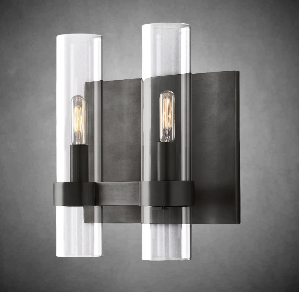 Lavelle Glass Double Wall Sconce