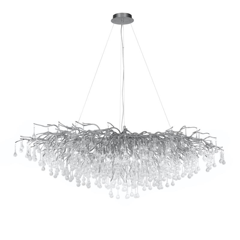 Stunning Tree Branch Crystal Chandelier With Clear Teardrop-shaped Glass Living/Dining Room Ceiling Lamp/Light Chandeliers Kevinstudiolives