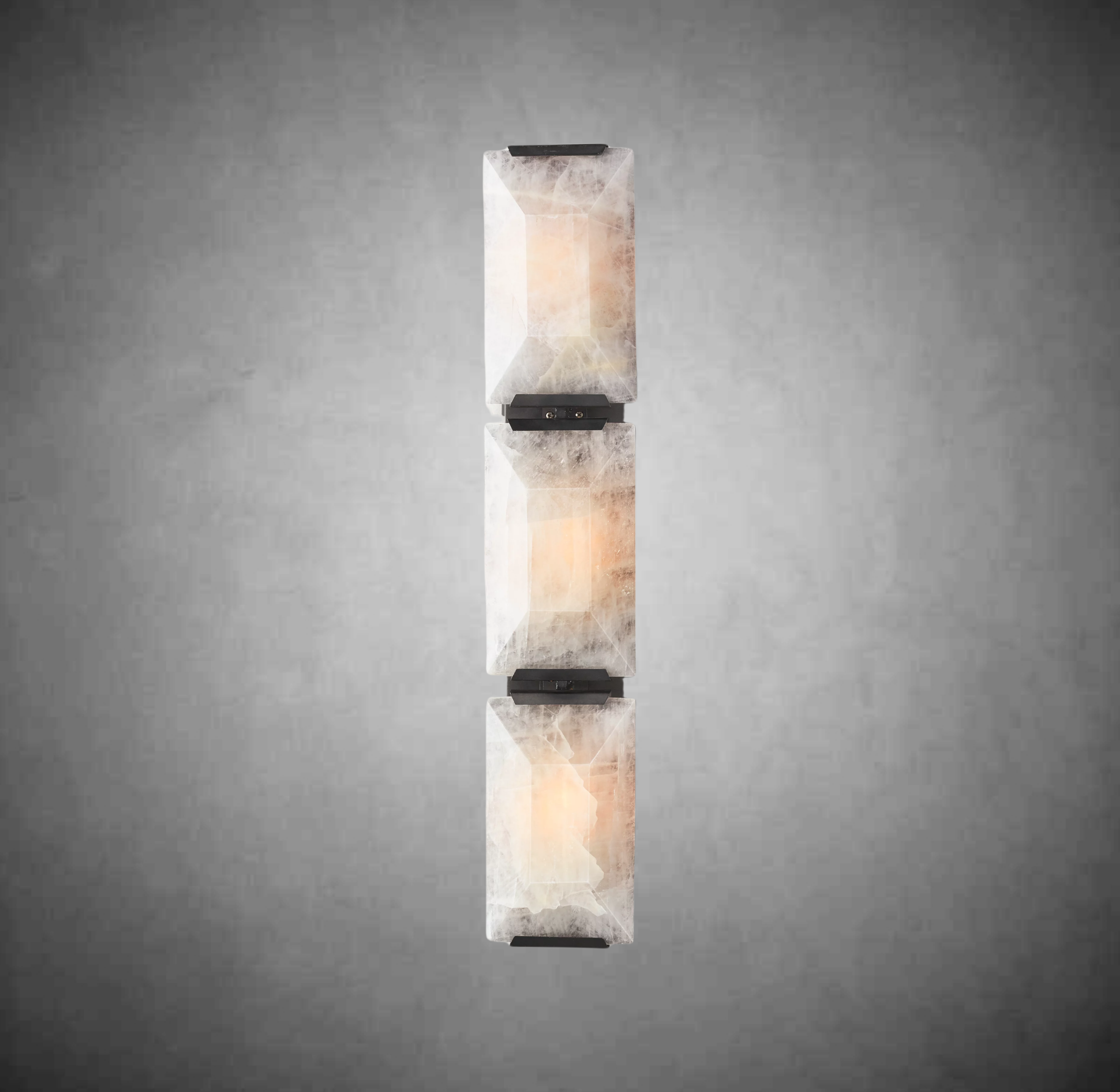 Harlew Calcite Triple Sconce