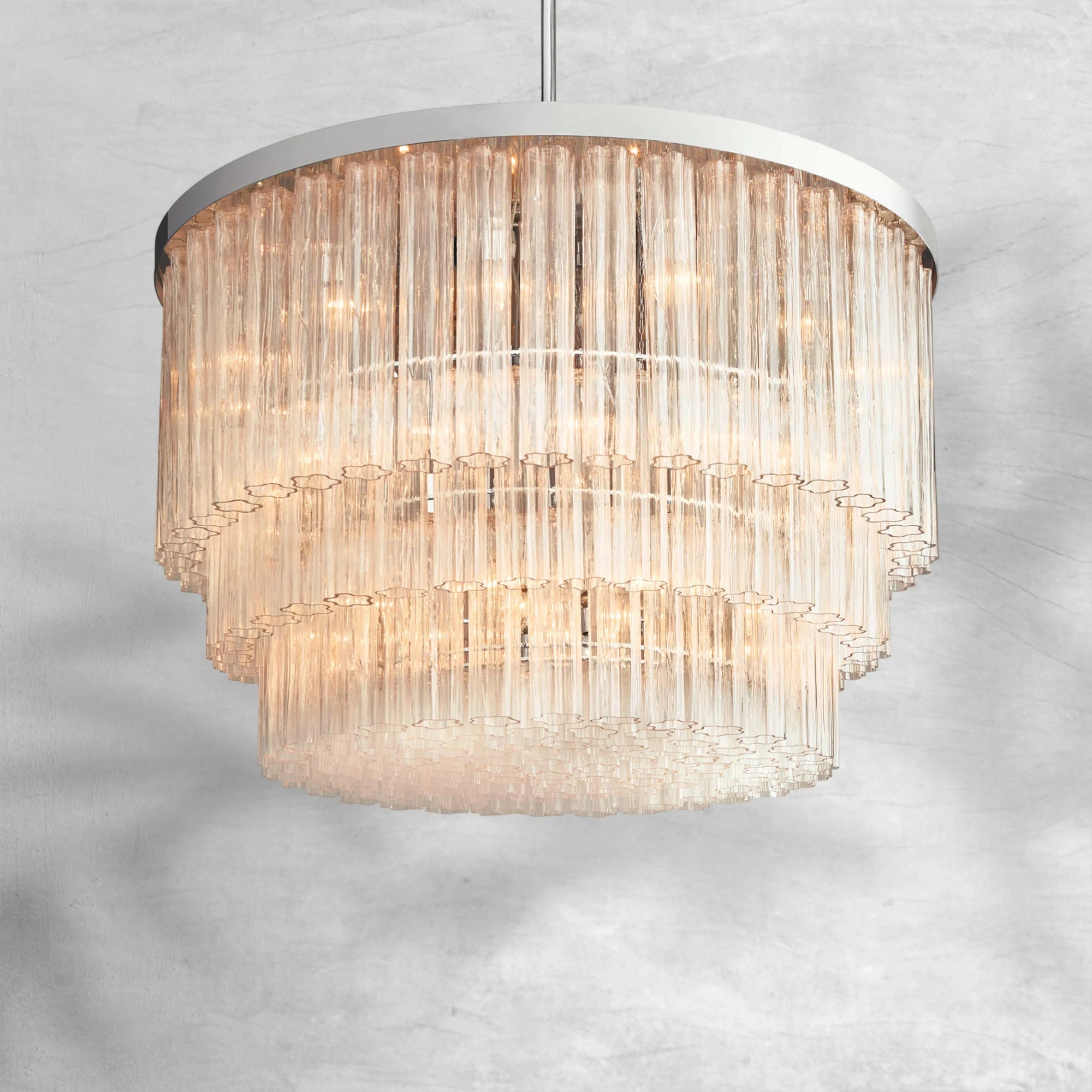 Caelo Round 3-Tier Chandelier 48″