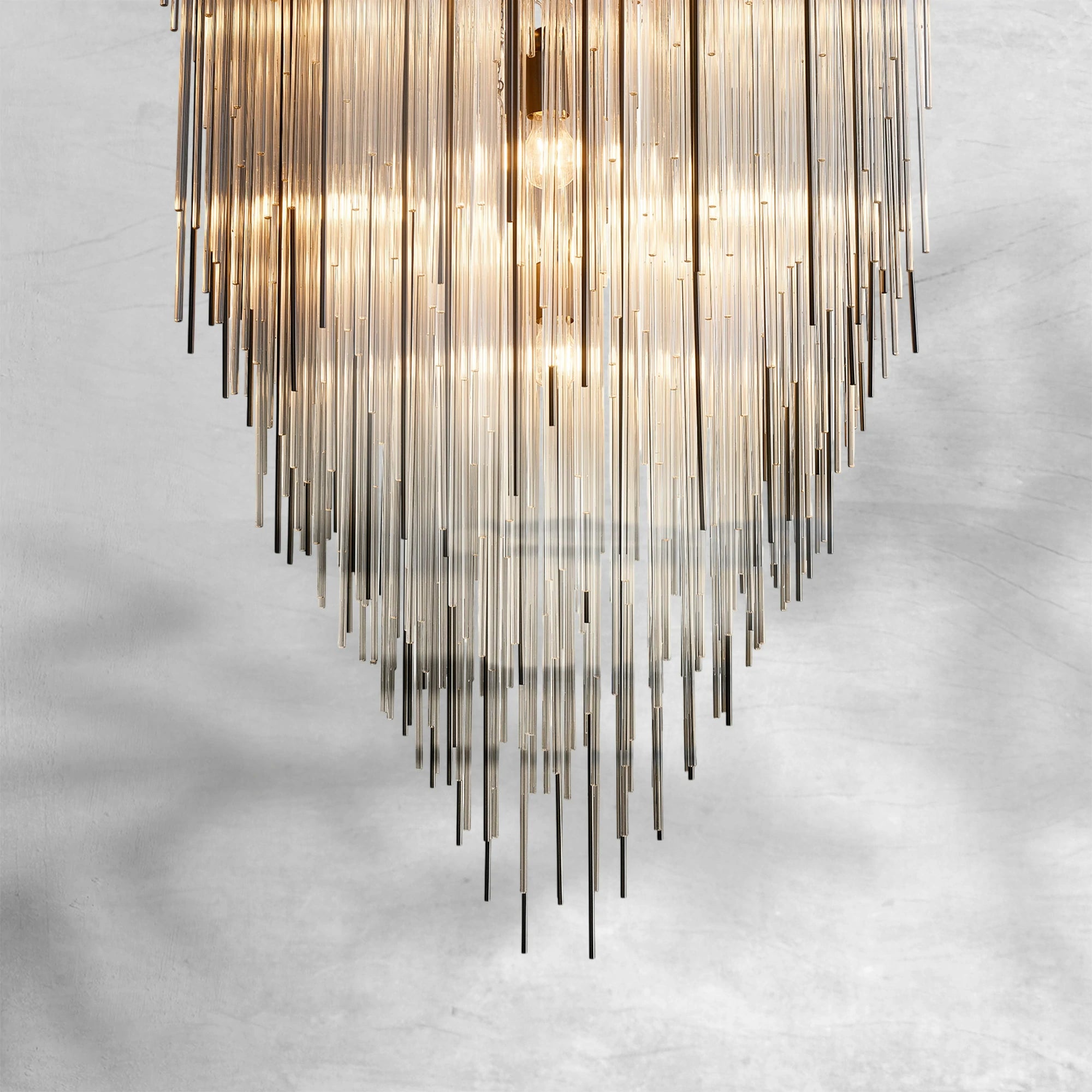 Casa Modern Glass Square Chandelier 20", 30", 54"