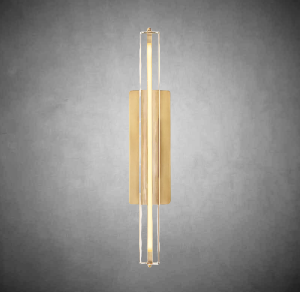 Auduban Crystal Single Sconce 15"19"25"
