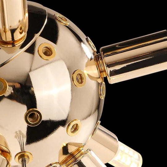 Alouette Modern Round Crystal chandelier Gold For Living Room, Bedroom Branch Chandelier Kevin Studio Inc
