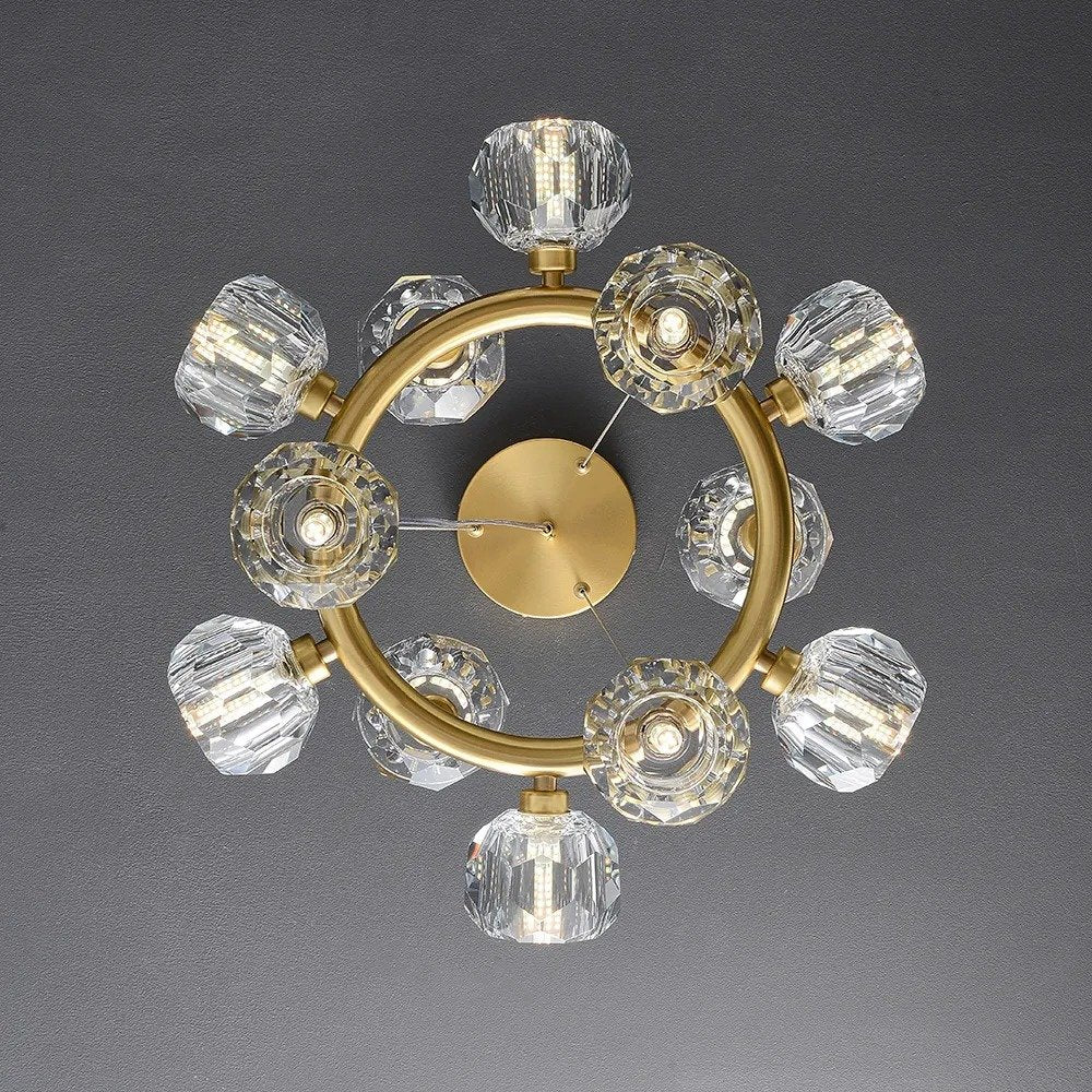Floris Modern Crystal Round Chandelier For Cord Chandeliers Kevin Studio