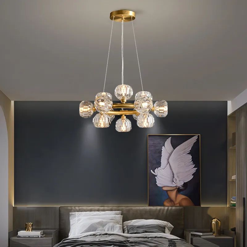 Floris Modern Crystal Round Chandelier For Cord Chandeliers Kevin Studio Antiqued Brass