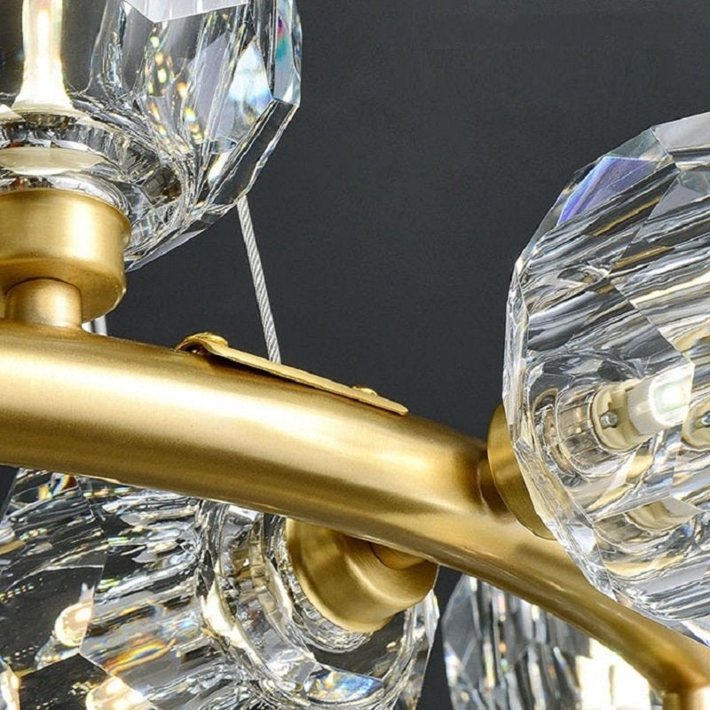 Floris Modern Crystal Round Chandelier For Cord Chandeliers Kevin Studio