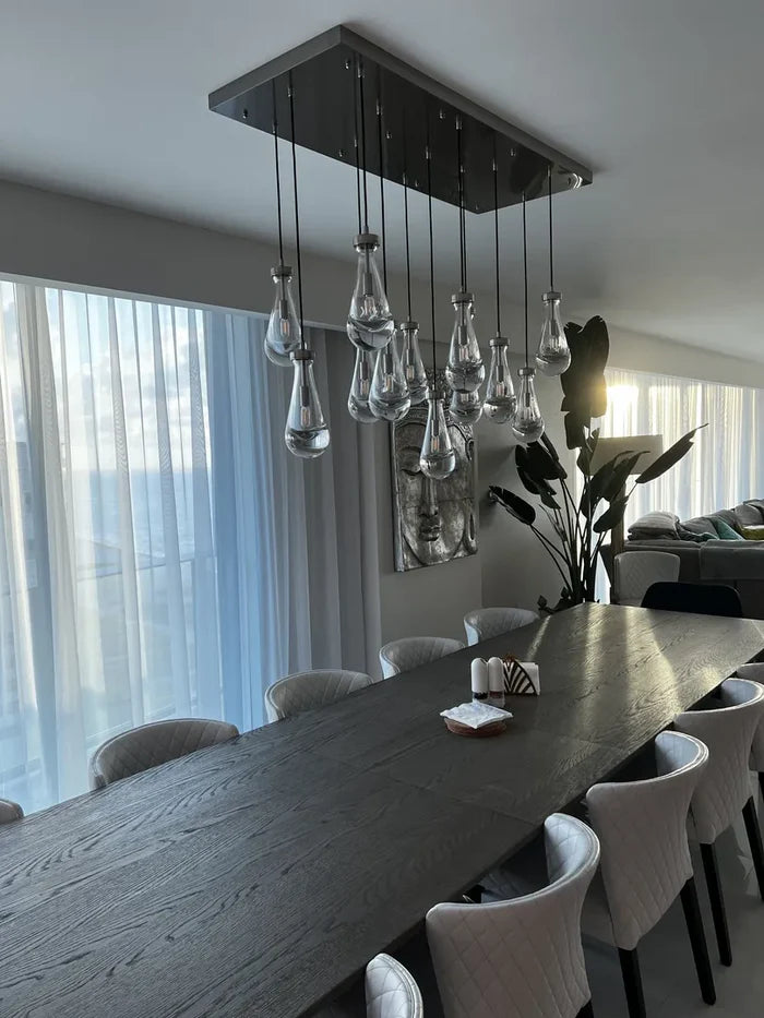 Raindrop Modern Linear Chandelier 54", 72"