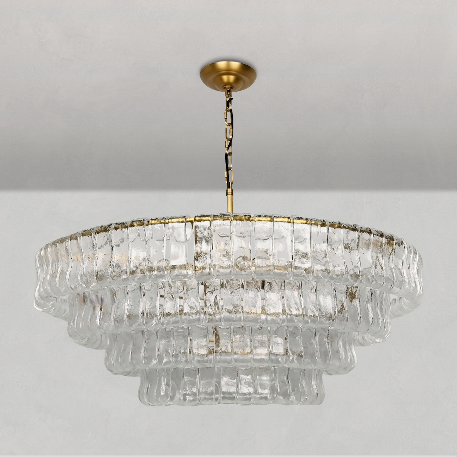 Ghiaccio Round Chandelier 24"36"48"60"