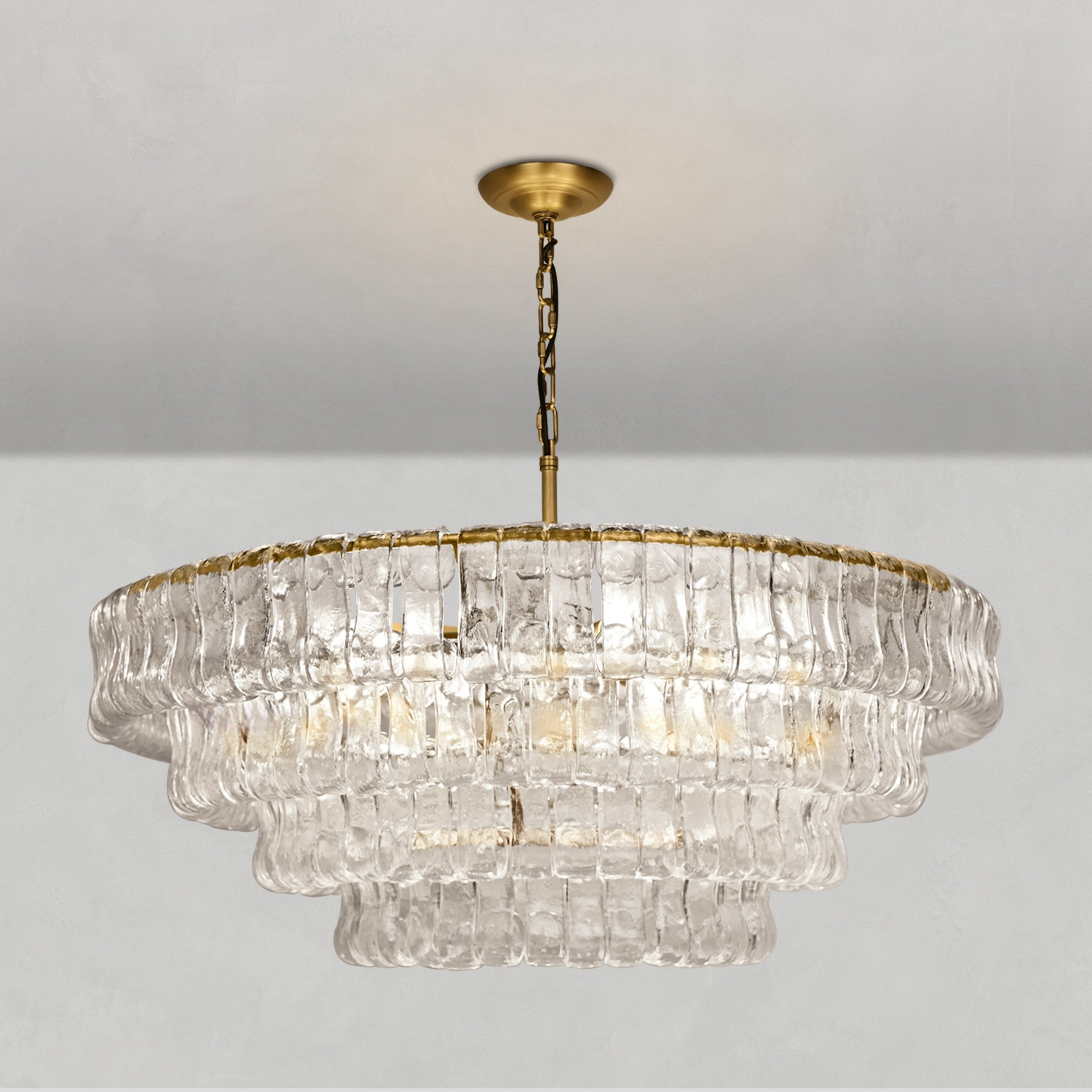 Ghiaccio Round Chandelier 24"36"48"60"