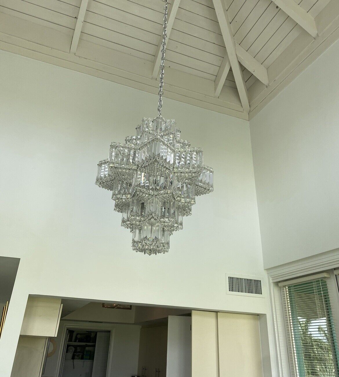 Fashion Star Shaped Chandelier Crystal Ceiling Light Fixture For Small Living Room/ Bedroom Chandeliers Kevinstudiolives