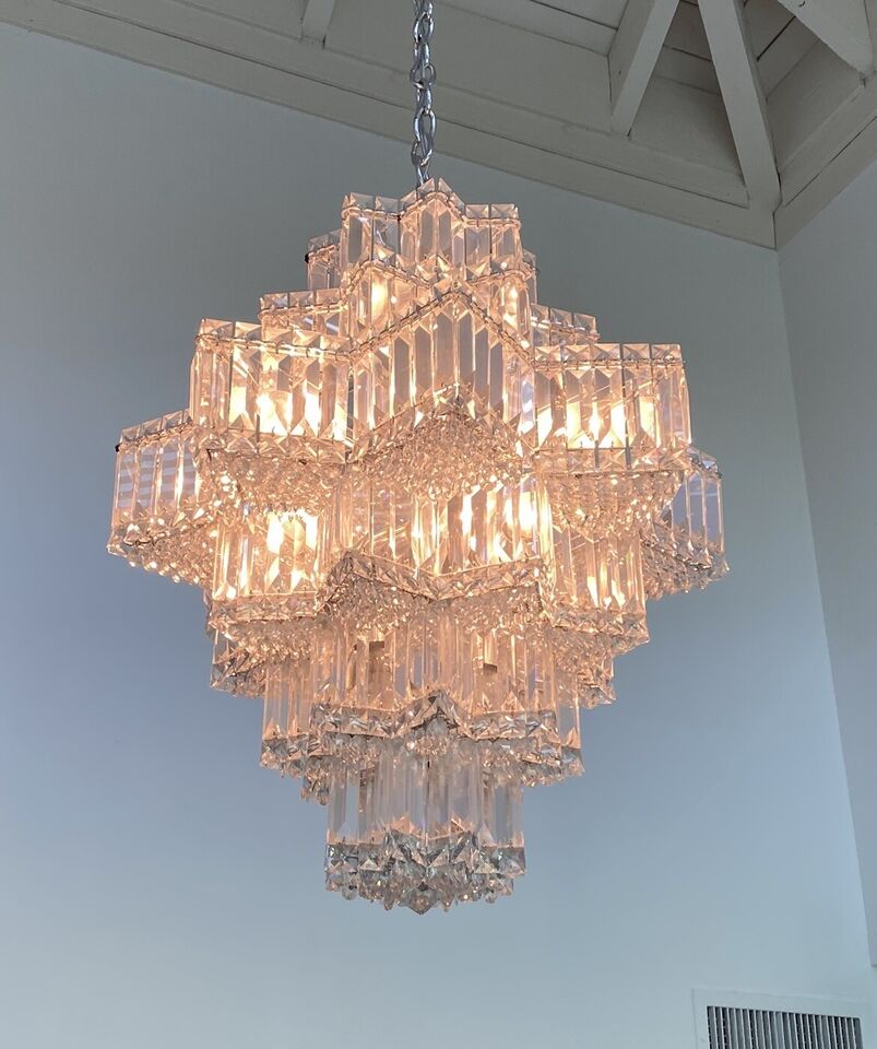 Fashion Star Shaped Chandelier Crystal Ceiling Light Fixture For Small Living Room/ Bedroom Chandeliers Kevinstudiolives
