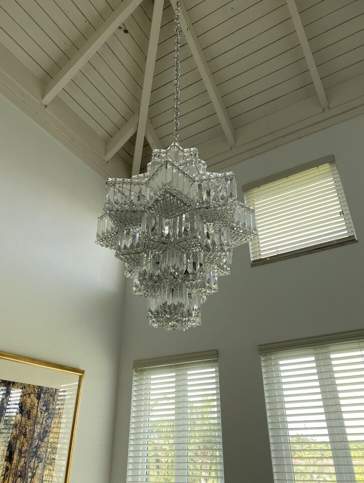 Fashion Star Shaped Chandelier Crystal Ceiling Light Fixture For Small Living Room/ Bedroom Chandeliers Kevinstudiolives