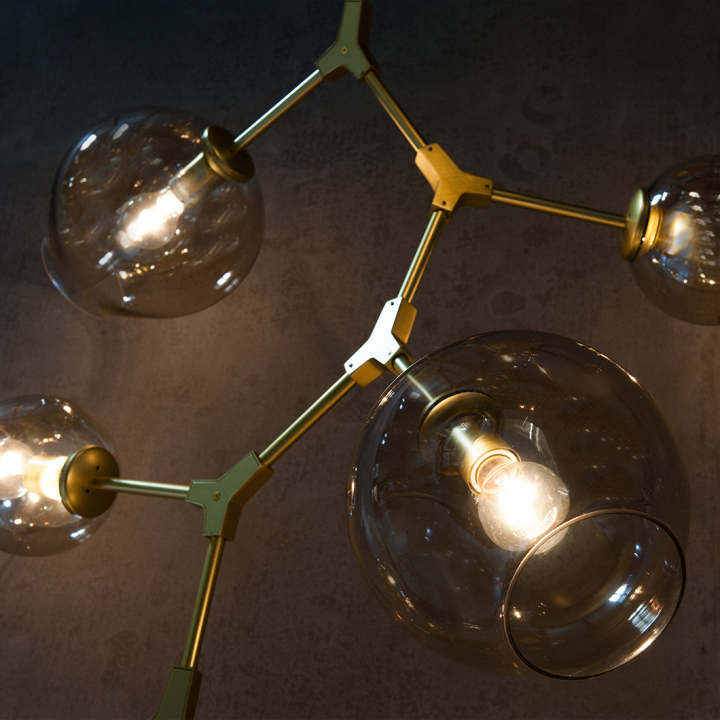 Rhome Drop Globe Branching Bubble Chandelier 38'' Chandelier Kevin Studio