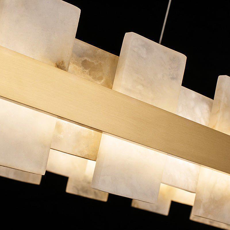 Varnaka Alabaster Chandelier Light
