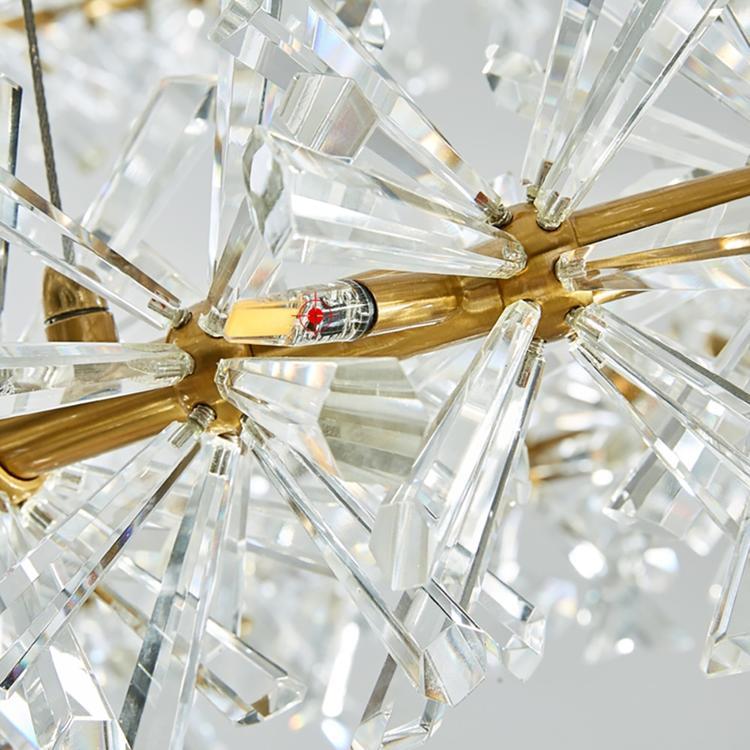 Betty Modern Linear Crystal Chandelier Over Dining Table Chandelier Kevin Studio Inc