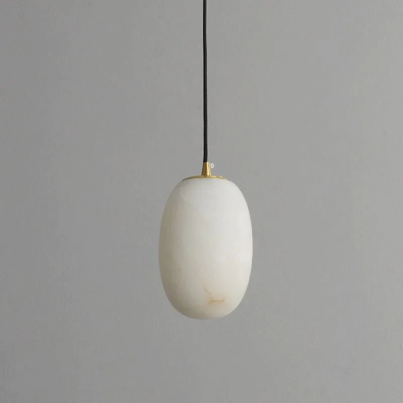 José Modern Real Alabaster Pendant Lighting Beside Bed, Dining Table Pendant Pendant Light Kevin Studio Inc