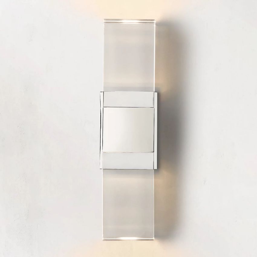 Aina Modern Linear Wall Sconce, Crystal Glass Wall Lamp Wall Sconce Kevin Studio Inc