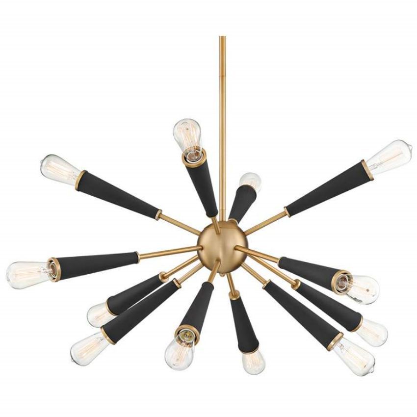 Kaitlyn Modern 12-Light Sputnik Chandelier For Living Room Chandeliers Kevin Studio Inc