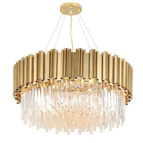 Keturah Modern Crystal Round Chandelier For Bedroom Chandelier Kevin Studio Inc