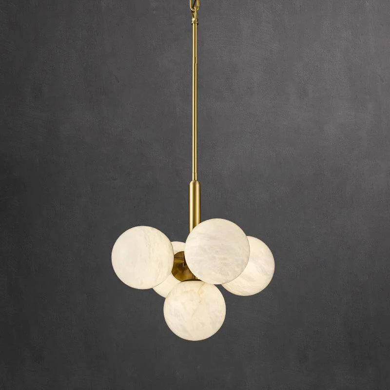 Carmen Modern Alabaster Kitchen Island Pendant, Real Alabaster Pendant Lamp For Bedroom Chandelier Kevin Studio Inc
