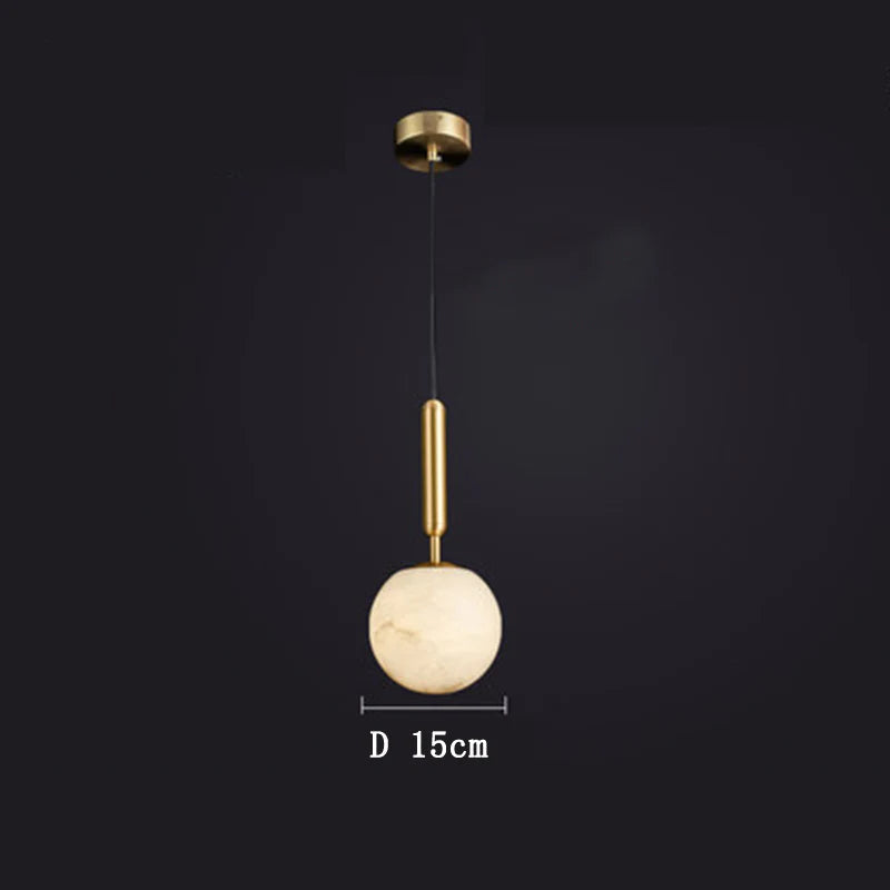 Carmen Modern Alabaster Kitchen Island Pendant, Real Alabaster Pendant Lamp For Bedroom Chandelier Kevin Studio Inc Single