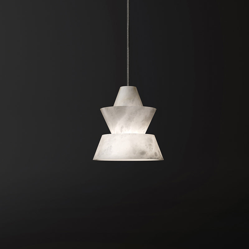 Koltin Lab Small Alabaster Coffee Table Pendant, Modern Pendant Light Besides Bed Chandelier Kevin Studio Inc