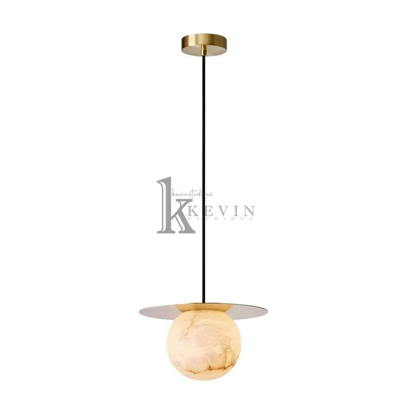 Billye Spanish Alabaster Bedside Pendant Light Pendant Light Kevin Studio Inc