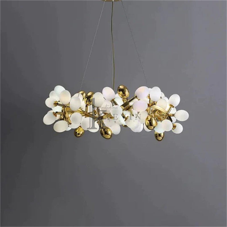 Goya Post Modern Round Grape Branch Chandelier Branch Chandelier Kevin Studio Inc 39.4''D
