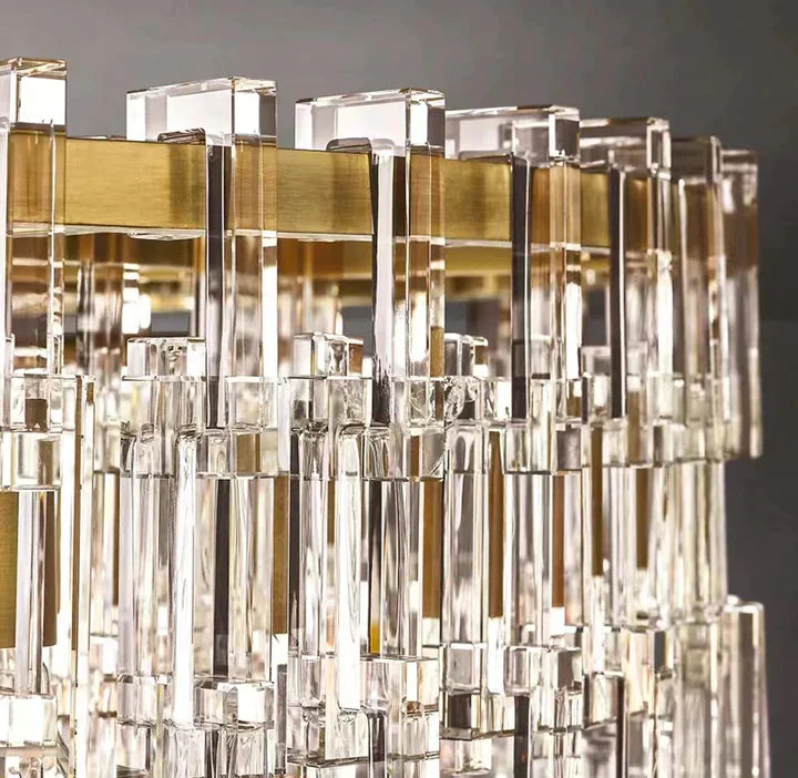 Extra Large Multi-layer Round/ Rectangle Crystal Ceiling Chandelier for Living/ Dining Room Chandeliers kevinstudiolives