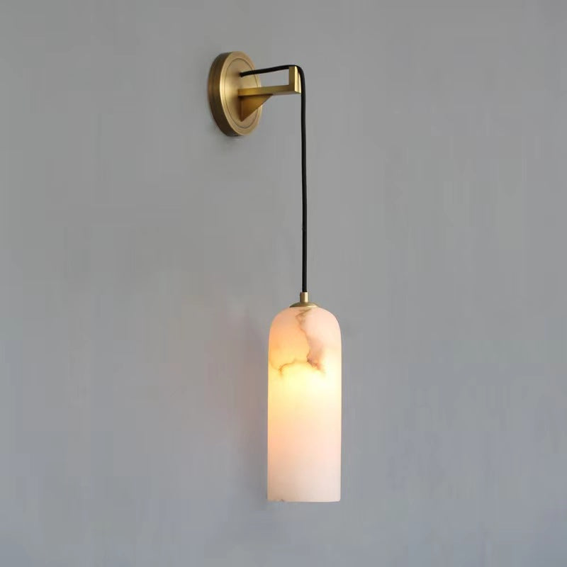 Louise Modern Alabaster Wall Sconce, Wall Lamp For Living Room,Bedroom Wall Light Fixtures Kevin Studio Inc