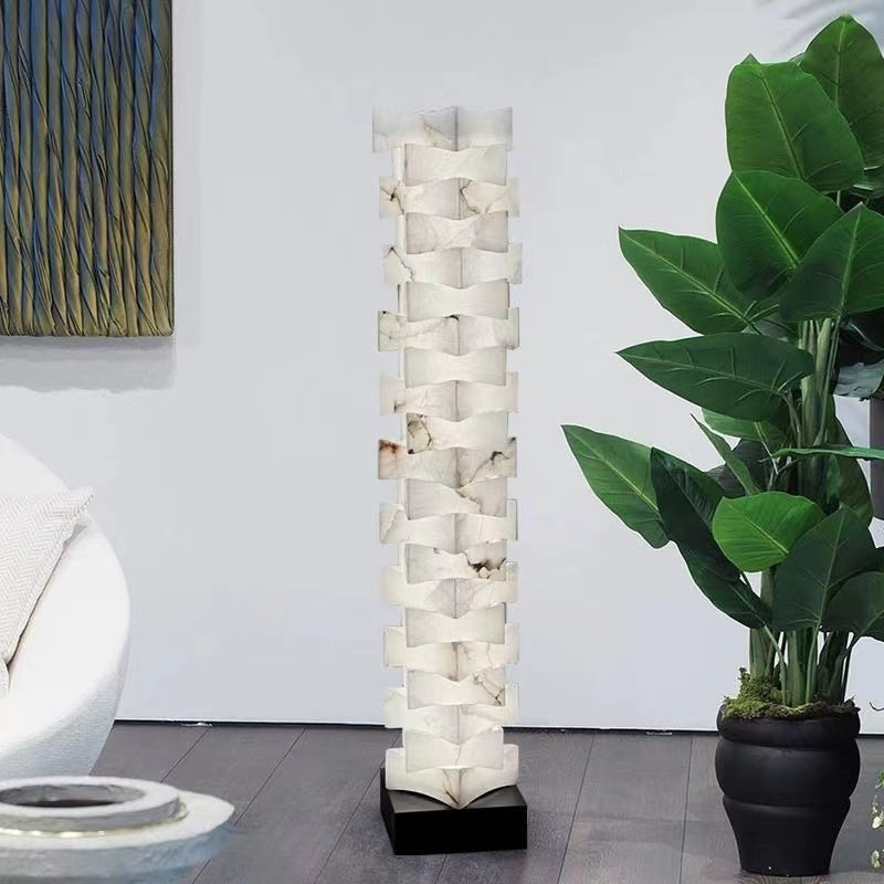 Spain Alabaster Floor Lamp, Bedroom and Living Room Standing Lamp Floor standing lamps Kevin Studio Inc