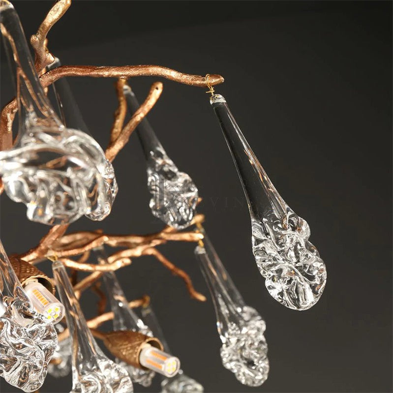 Darius Modern Branch Chandelier Drop Flower D 39.3" Branch Chandelier Kevin Studio Inc